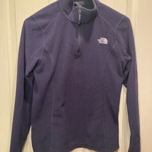 The North Face Blue Quarter-Zip Pullover